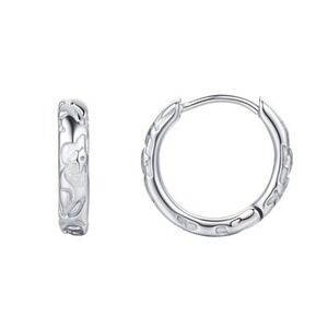 Hey Harper Mimi Aurie Silver Huggie Earrings